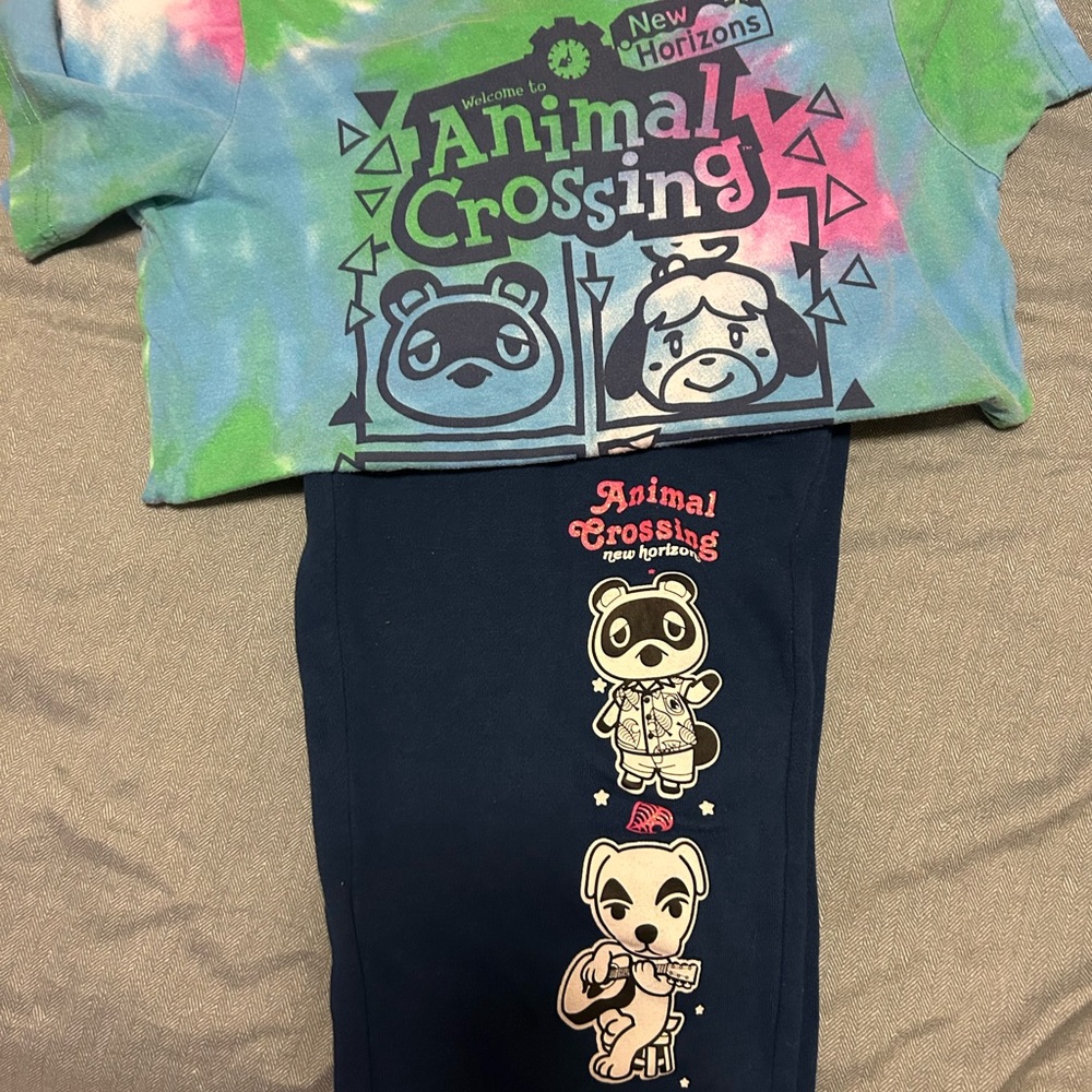 Animal Crossing Graphic Tee and Pants Set
